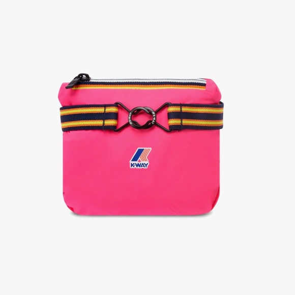 K Way Intense Pink Packable Windbreaker Size 10 - Picture 3 of 8